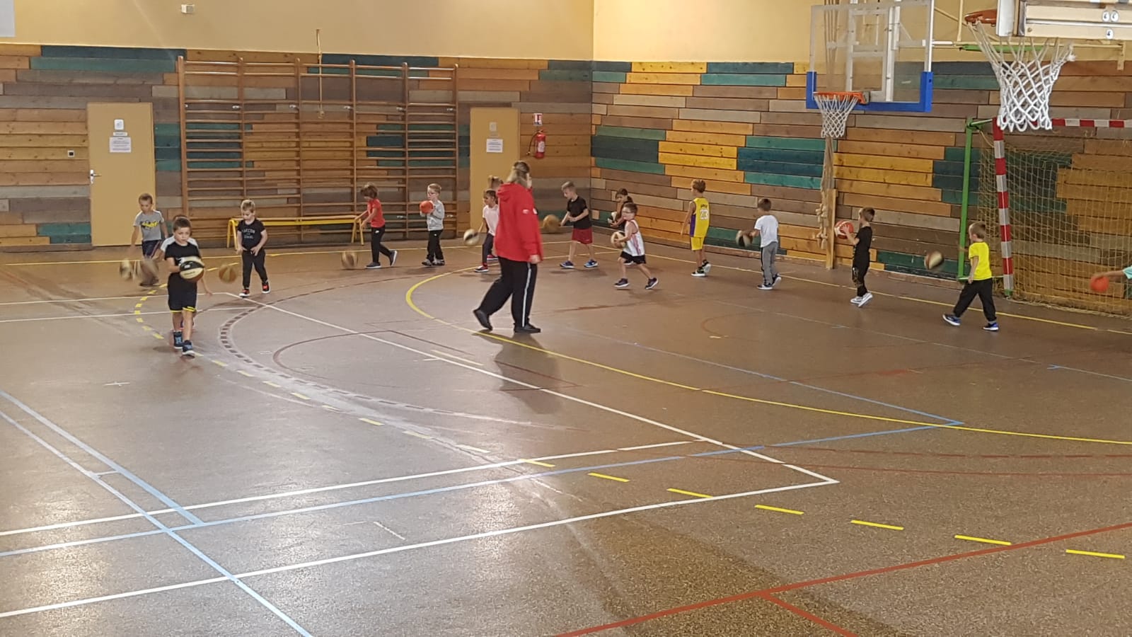 Reprise de lentraînement pour nos Babys Basket Athletic Basket Club